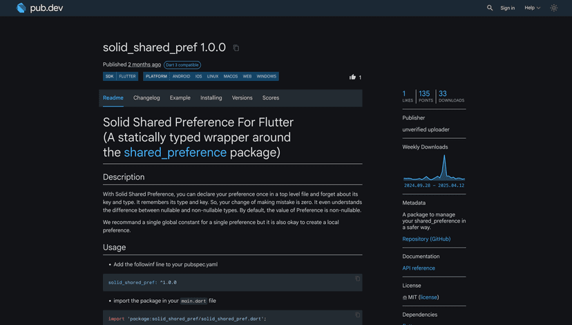 Solid Shared Preferences (Dart/Flutter)